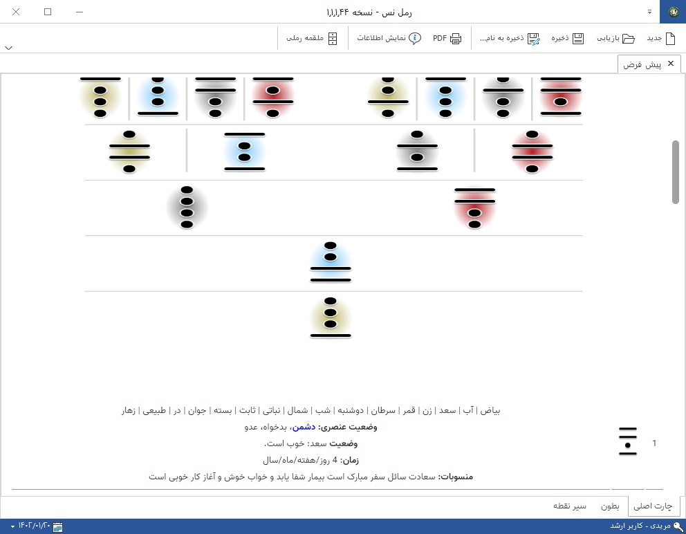 نرم افزار رمل نس